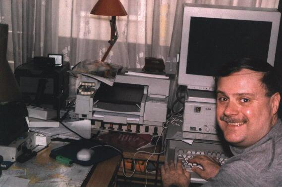 This is me sitting at the computer