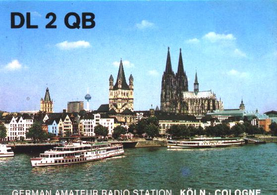 Dies ist das Bild einer Bestaetigungs (QSL-) Karte